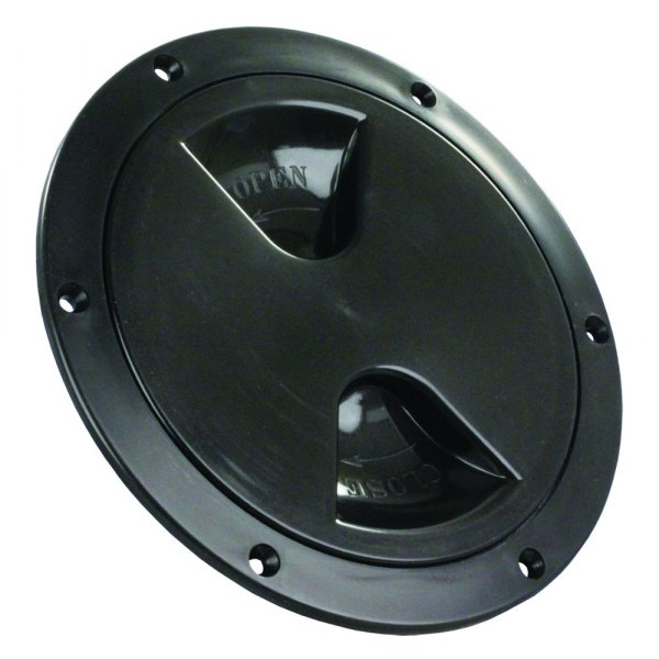 JR Products® - 5.1"D Black Round Access/Deck Plate