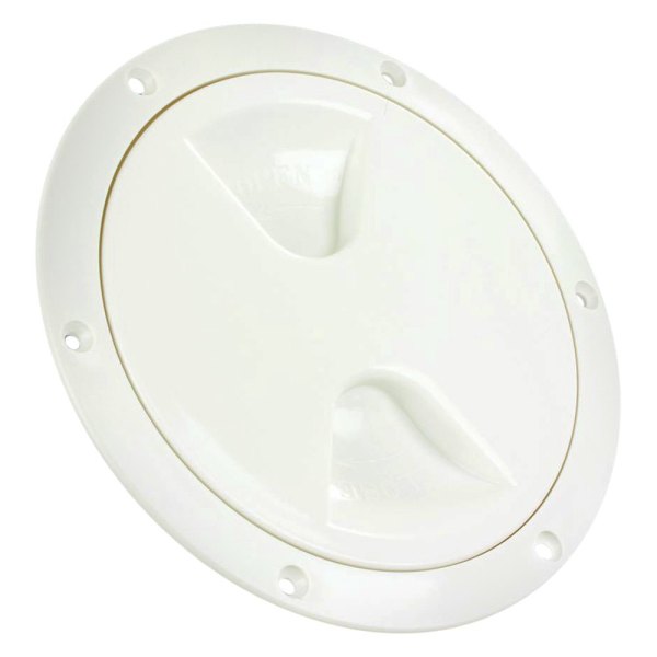 JR Products® - 6.8"D White Round Access/Deck Plate
