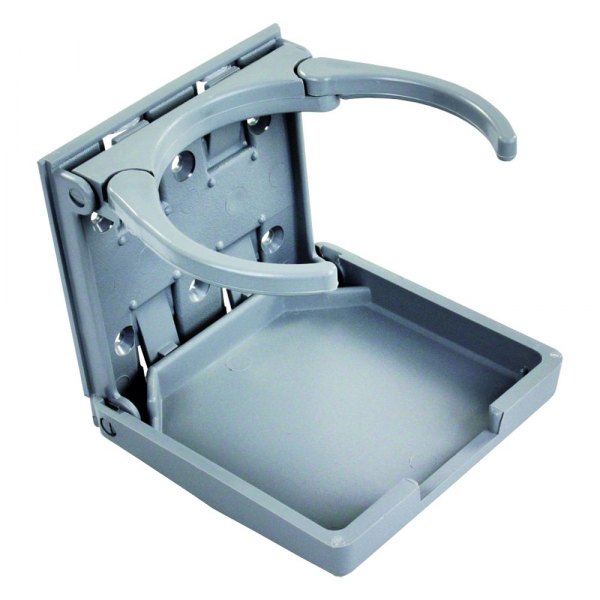 JR Products® - Gray Plastic Adjustable Cup Holder