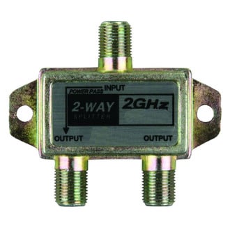 JR Products® - 2-Way HD/Satellite Line TV Splitter
