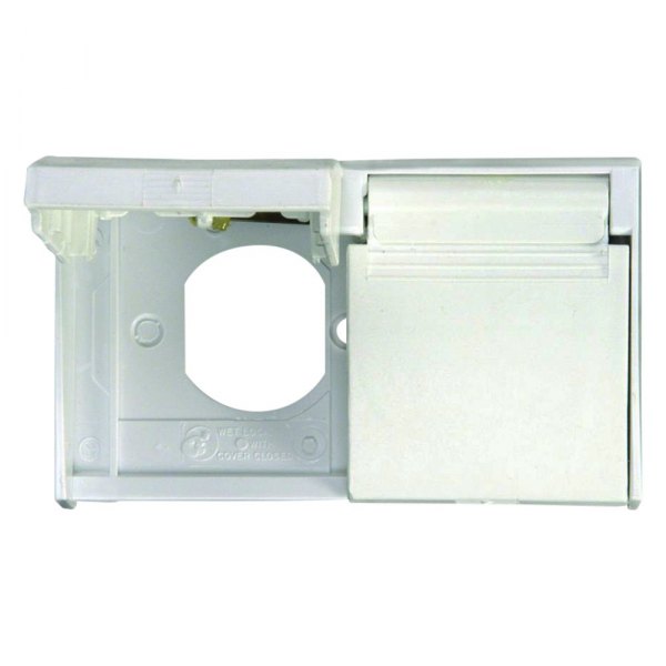 JR Products® - Duplex Series Square Weatherproof Receptacle Cover