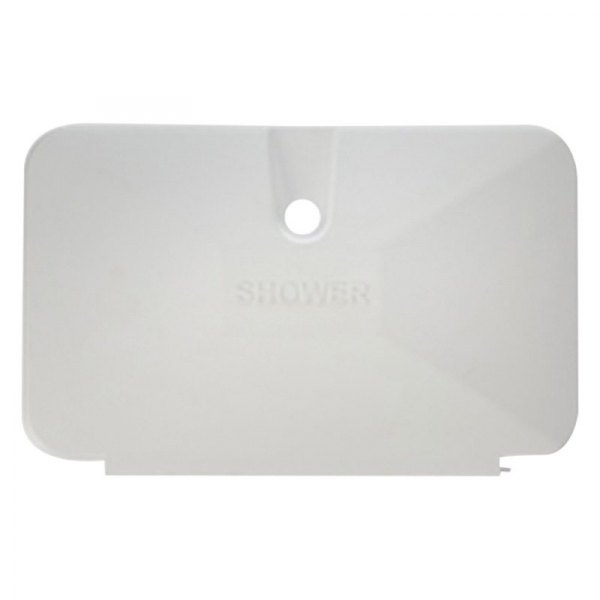 JR Products® - Polar White Plastic Exterior Shower Door