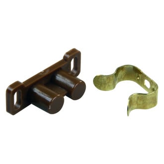 JR Products® 70205 - Barrel Cabinet Catch Set with Metal Clip