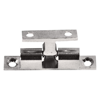 JR Products® - Brass 2" Bead Cabinet Catch Set with Spring-Loaded Adjustable Ball Action