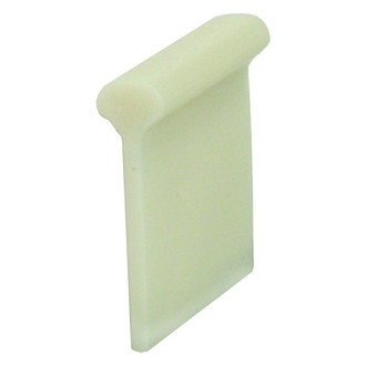JR Products® - White Plastic Sew-In Curtain Tab Set