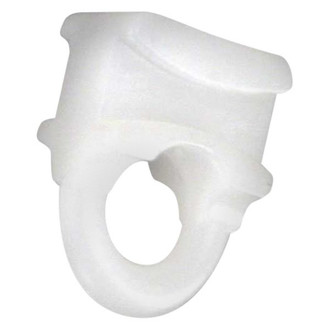 JR Products® - White Plastic Small Sliding Eye Curtain Carrier Set