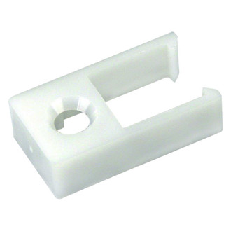 JR Products® - White Plastic End Stop Set