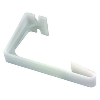 JR Products® - White Plastic Side Curtain Retainer Set