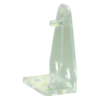 JR Products® - Post Style White Plastic Mini Blind Hold Down Set