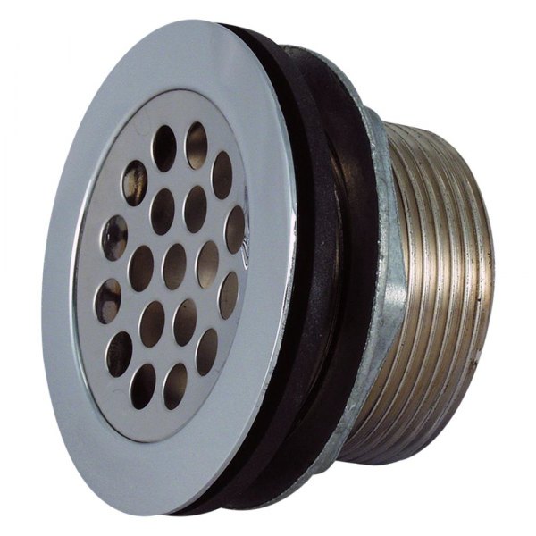 JR Products® - Cast Steel Bath/Shower Strainer with Grid