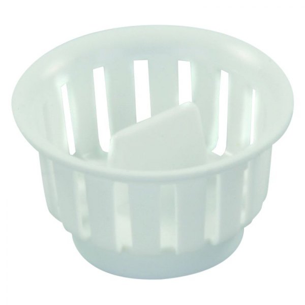 JR Products® - Plastic White Threaded Basket
