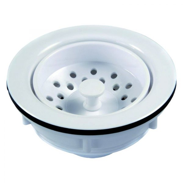 JR Products® - Plastic White Kitchen Strainer with Basket