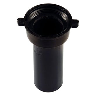 JR Products® - Plastic Black Drain Tailpiece