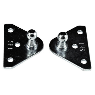 JR Products® - Steel Flat Shaped Lift Support Mounting Brackets