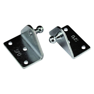 JR Products® - Steel L-Shaped Lift Support Mounting Brackets