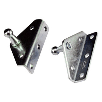 JR Products® - Steel L-Shaped Lift Support Mounting Brackets