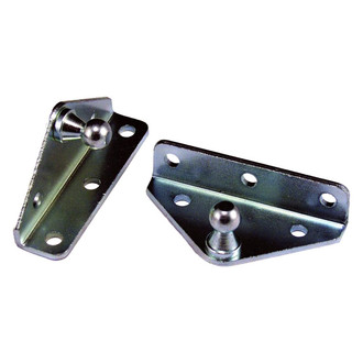 JR Products® - Steel L-Shaped Lift Support Mounting Brackets