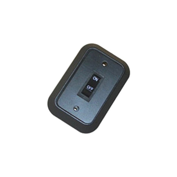 JRV® - Single SPST On/Off Labled Black Lighting Switch