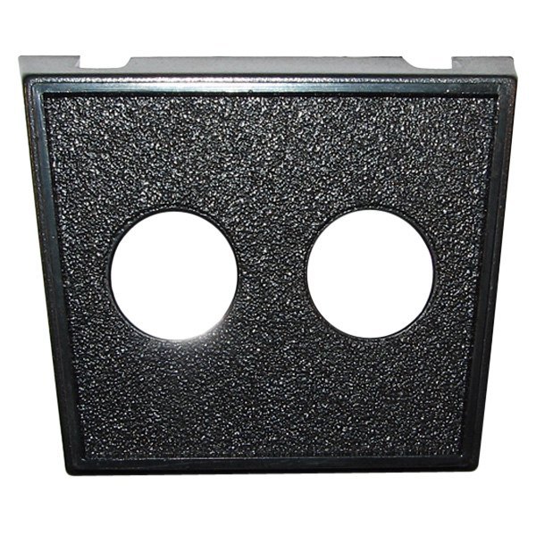 JT&T® - Double Black Switch Panel Mount with Double 0.5" Round Holes