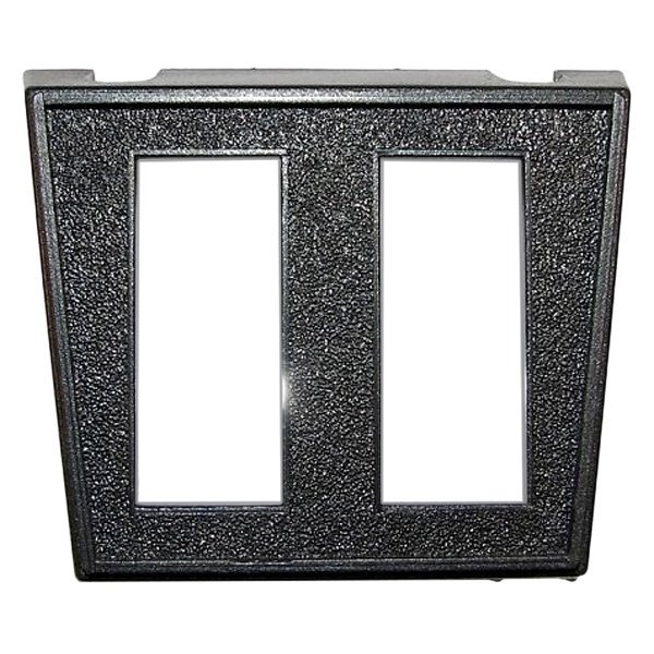 JT&T® - Double Black Switch Panel Mount with Double 7/16" x 1-1/8" Slot