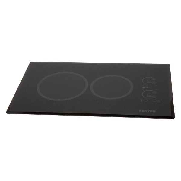 Kenyon Grills® - Lite-Touch Q™ 2600W 2 Burners Black Built-In Electric Cooktop
