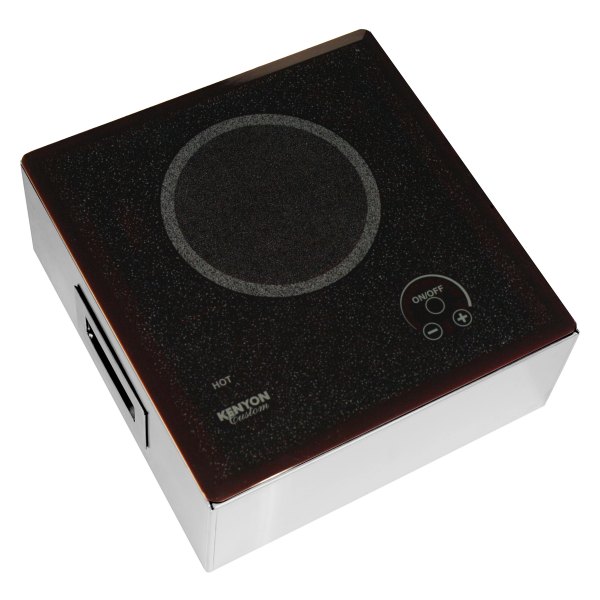 Kenyon Grills® - Lite-Touch Q™ 1200W 1 Burner Black Portable Electric Cooktop