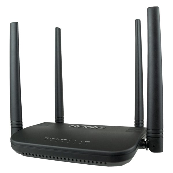 King® - WiFiMax™ Black Router