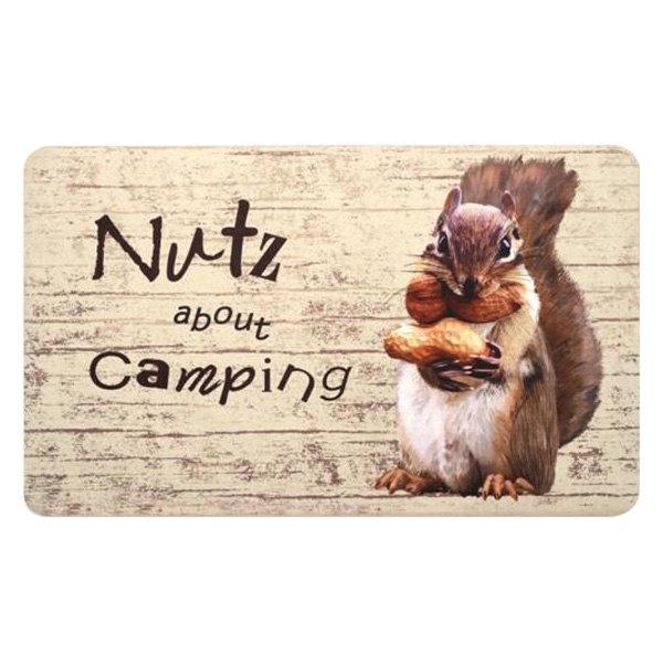 Kittrich® - "Nutz About Camping" 18" x 30" Rubber Designer Comfort Kitchen Mat