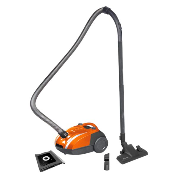 Koblenz® - Mystic™ 1200W Orange/Gray Corded Canister Vacuum Cleaner