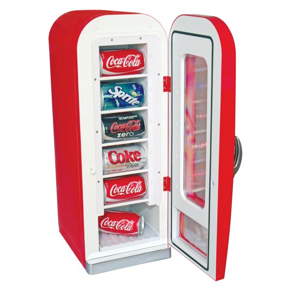 Koolatron® - Coca-Cola Retro Vending Machine Style Mini Fridge