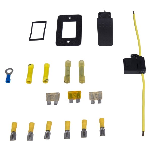 Kwikee® - Rectangular White Magnetic Switch and Power Switch Kit
