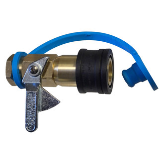 LaSalle Bristol® - Ball Shut Off Valve (1/4" Female QDP to 1/4" FNPT)