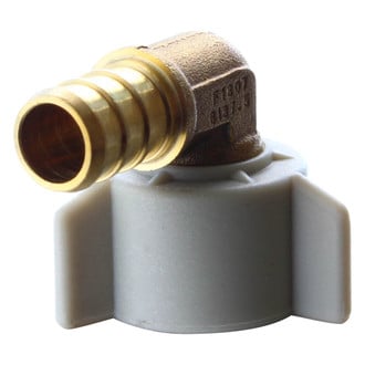 LaSalle Bristol® - 90° Brass Swivel Elbow (1/2" Barb x 1/2" FPT)