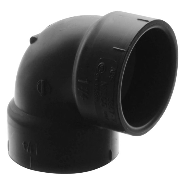 LaSalle Bristol® - 90° Black ABS Plastic Drain Elbow (2"Hub x 2"Hub)
