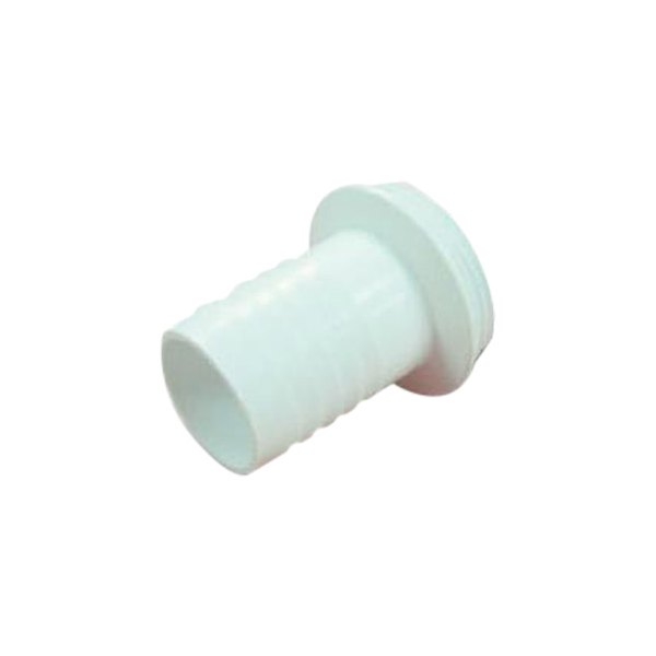 White Plastic Adapter (1-1/4" Barb x 1-1/4" MPT)
