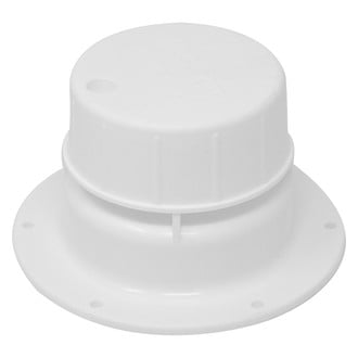 LaSalle Bristol® - White Plastic Sewer Vent Cap with Base
