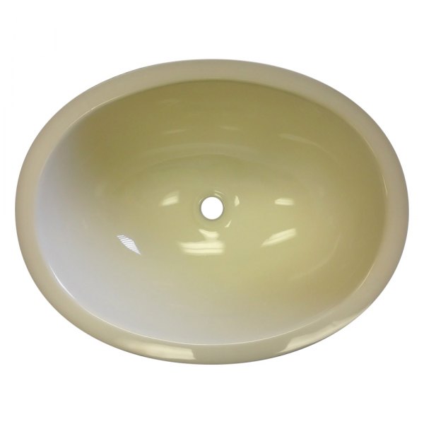 LaSalle Bristol® - Utopia™ Plastic Parchment Drop-In Oval Single Bowl Lavatory Sink