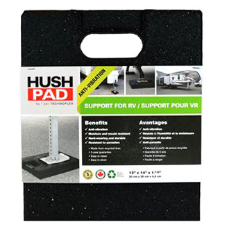 Leisure Time® - Hush Pad Black Stabilizer Jack Stand Pad