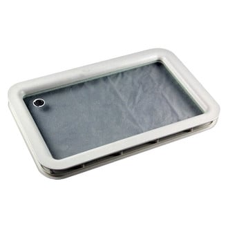 Lippert® - 12"W x 21"H White Interior and Exterior Window Frame