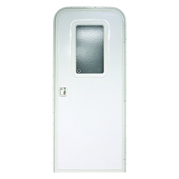 Lippert® - Polar White Pebble Oblong Entry Door