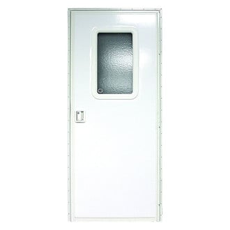 Lippert® - 24"W x 70"H Polar White Pebble Rectangular Entry Door