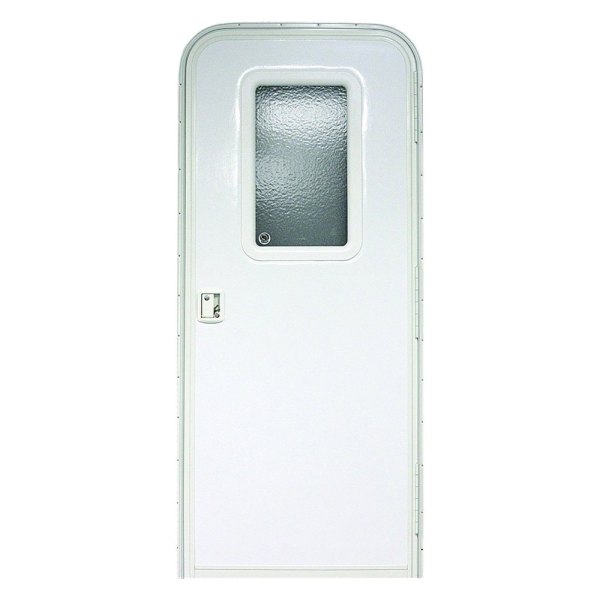 Lippert® - Polar White Pebble Oblong Entry Door