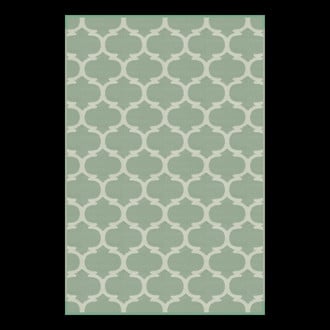 Lippert® - 6'W x 9'L Green Polypropylene All Weather Patio Mat