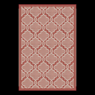 Lippert® - 6'W x 9'L Terracotta Polypropylene All Weather Patio Mat