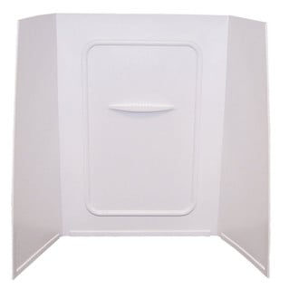 Lippert® 210307 - White Plastic Surround Shower Wall (36"L x 24"W)