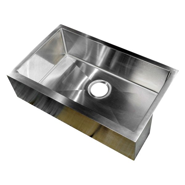 Lippert® - Stainless Steel Undermount Rectangular Single Bowl Kitchen Sink