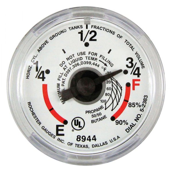 Manchester Tank® - Snap-On Reading Scale for LP Gas Tank Gauge