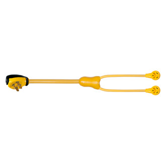 ParkPower® - Dogbone Power Adapter (50A Male x 30A Female x 30A Female)