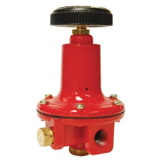 Marshall® - MEGR-6120™ High Pressure Adjustable Red Wet Coat LP Gas Regulator (1/4" Inlet x 1/4" FNPT Outlet)
