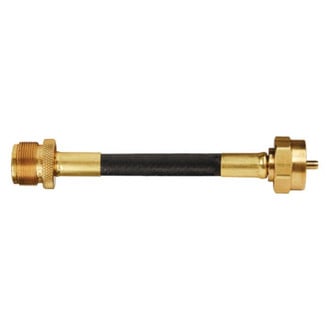 Marshall® - 421 Series 144" Thermoplastic LP Gas Hose (1"-20 Female Pipe Cylinder Thread to 1"-20 Male Swivel Thread)